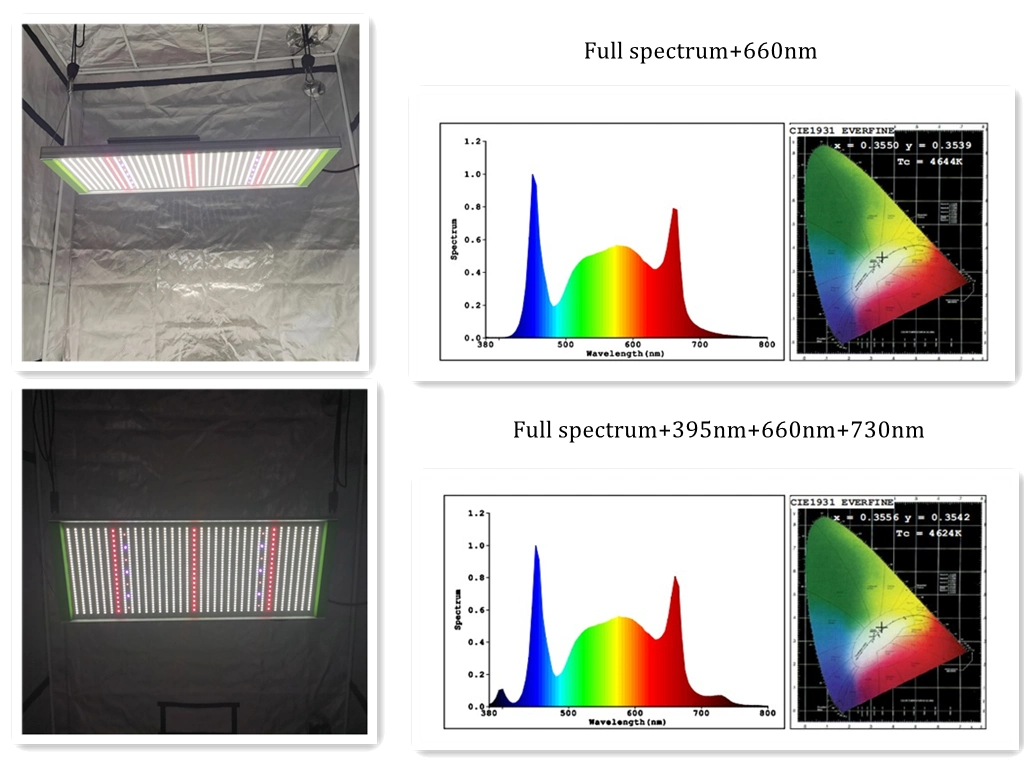 640W Dimmable Full Spectrum Quantum Board Indoor Hydroponic Plant Growth LED Grow Lights for Greenhouse