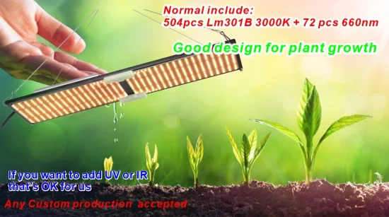 Qb288 200W 220W 240W Dimmable Full Spectrum Quantum Board Crescendo Usado Interior Hidropônico Crescimento de Plantas LED Luzes de Crescimento para Interior Microgreen Plantas de Alface